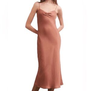 Z Supply Rust Slip Dress